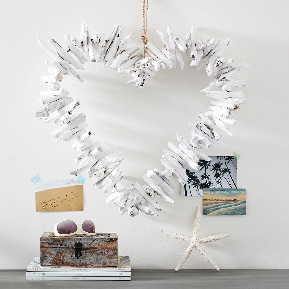 Driftwood Heart Decor