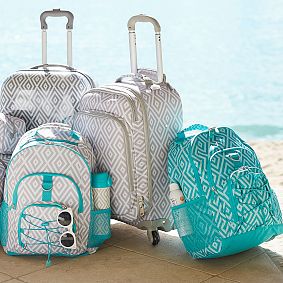 Gear-Up Preppy Diamond Backpack, Pool