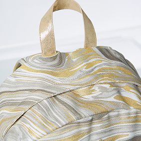Northfield Gold Marble Metallic Backpack