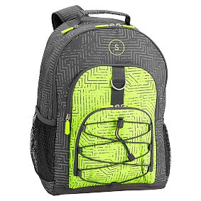 Gear-Up Circuit Neon Yellow Reflective Backpack