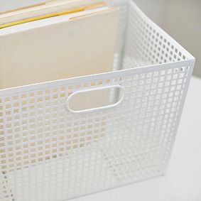 Perforated Metal Storage Bins
