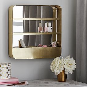 Brass Beauty Organizer