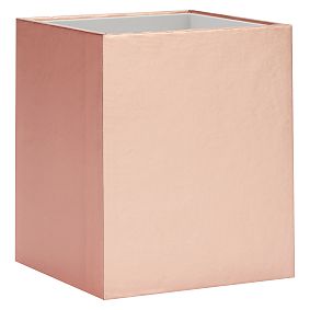 Paper Desk Accessories, Set of 3, Rose Gold Metallic