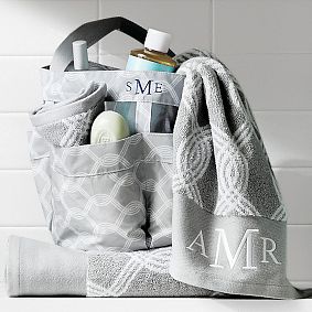 Student Shower Set, Gray Cass Ojee