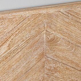 Herringbone Wood Faux Headboard