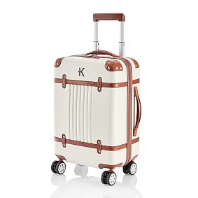 Terminal 1 White/Brown Carry-on Luggage