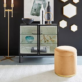 Upholstered Storage Ottoman