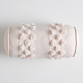 Pretty Pom Bolster Pillow