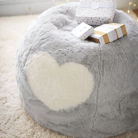 Large St. Jude Heart Bean Bag Chair