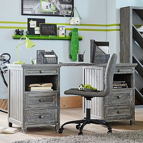 Tweed Charcoal Lane Desk Chair