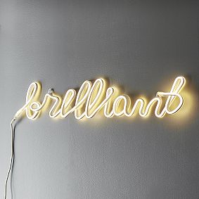 Brilliant Neon Wall Light