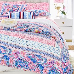 Lilly Pulitzer Slathouse Soiree Patchwork Quilt