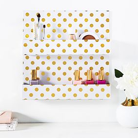 Paper Wall Beauty Organizer