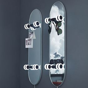 Skateboard Mirror Wall Light
