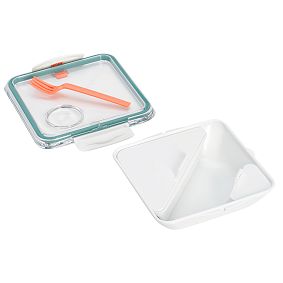 Black &amp; Blum Olive/Coral Lunch Box