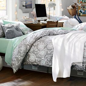 Budding Vine Duvet Cover &amp; Standard Sham