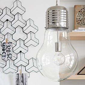 Light Bulb Plug-In Pendant