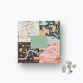 Rifle Paper Co. Maps Jigsaw Puzzle