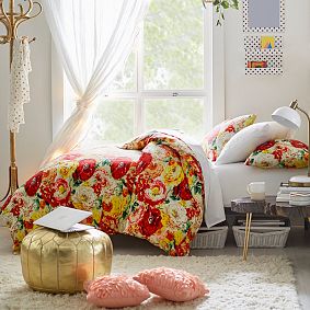 Savannah Garden Duvet Bedding Set with Duvet Cover, Duvet Insert, Sham, Sheet Set + Pillow Inserts