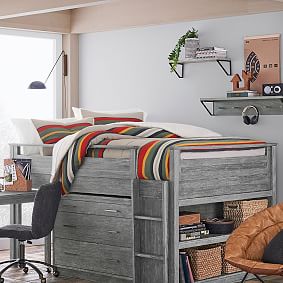 Stow Stripe Sherpa Comforter