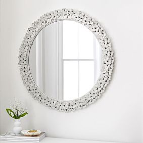 Flower &amp; Butterfly Mirror