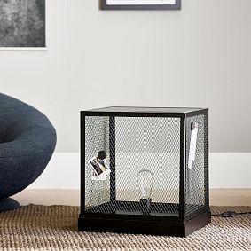 Mesh Cube Floor Light