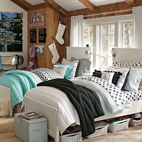 Simple Stripe Favorite Tee Duvet Cover, Mint