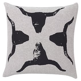 Longhorn Pillow Cover