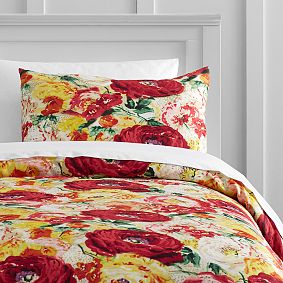 Savannah Garden Duvet Bedding Set with Duvet Cover, Duvet Insert, Sham, Sheet Set + Pillow Inserts