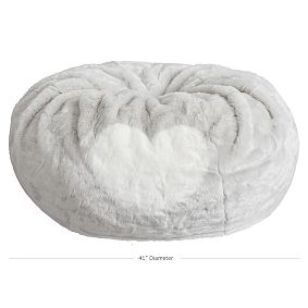 Large St. Jude Heart Bean Bag Chair
