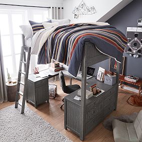 Stow Stripe Sherpa Comforter