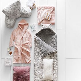 Faux-Fur Lounge Around Pillow Cover