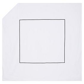 Pop Dot Duvet Cover &amp; Sham, Black