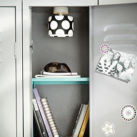 Black Dottie Pendant Locker Light