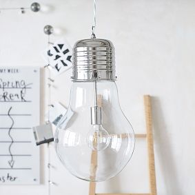 Light Bulb Plug-In Pendant