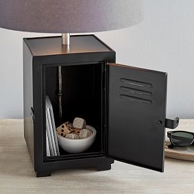 Locker Storage Table Lamp