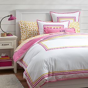 Ribbon Stripe Duvet Cover