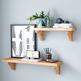 Rustic Wood Shelves