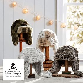 St. Jude Faux Fur Hat