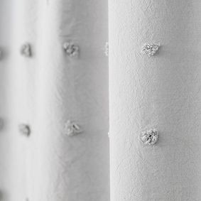 Tufted Pom Shower Curtain