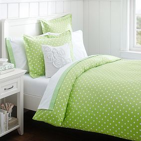 Dottie Duvet Cover &amp; Sham, Mint