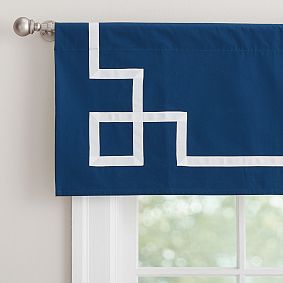 Emma Ribbon Trim Valance