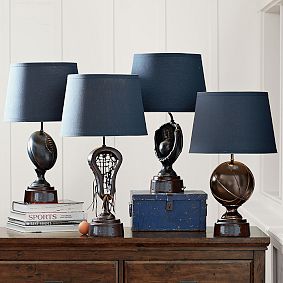 Lacrosse Trophy Lamp Base