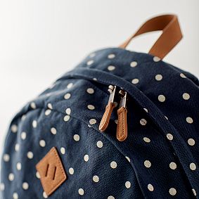 Northfield Navy Dot Backpack
