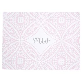 Personalized Desk Mat, Boho Tile