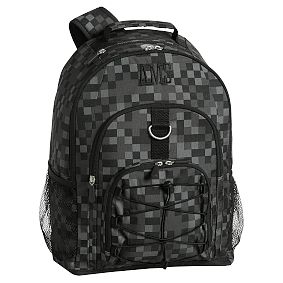 Gear-Up Black Pixel Backpack