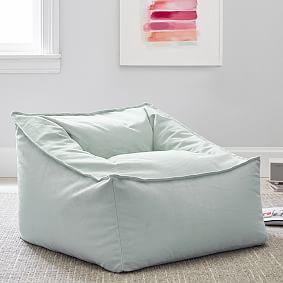 Large Performance Everyday Velvet Light Pool Modern Lounger