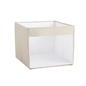 Recycled Clear Front Closet Storage Bin