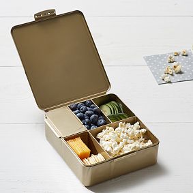 Gold Bento Box Lunch Container