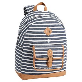 Northfield Navy Stripe Backpack